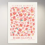 Flower Market Barcelona | Art Poster