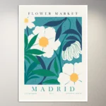 Flower Market Madrid | Art Poster