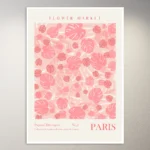 Flower Market Paris | Art Poster