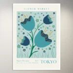 Flower Market Tokyo | Art Poster