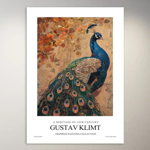 Gustav Klimt Inspired Painting | Art Poster