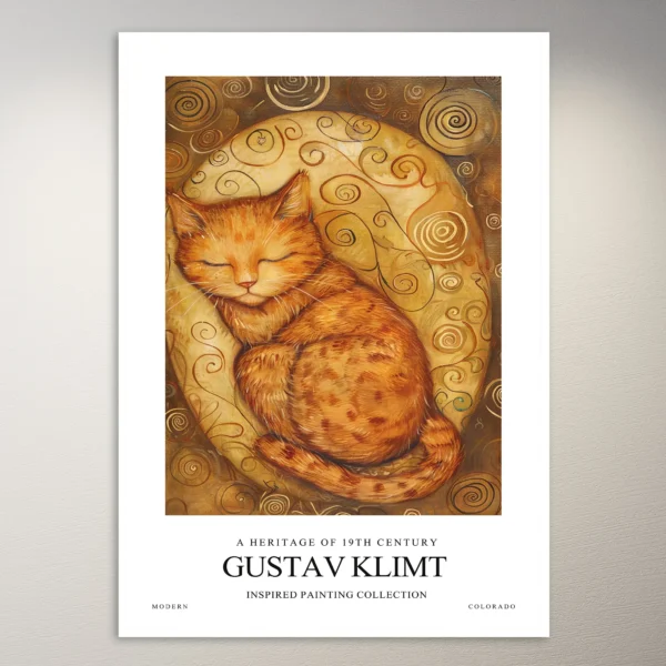 Gustav Klimt Inspired Painting | Art Poster