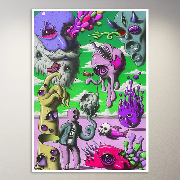 Trippy Art Poster