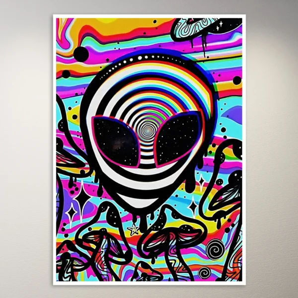 Trippy Art Poster