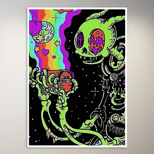 Trippy Art Poster