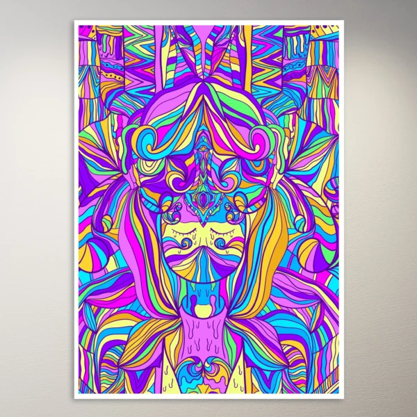 Trippy Art Poster