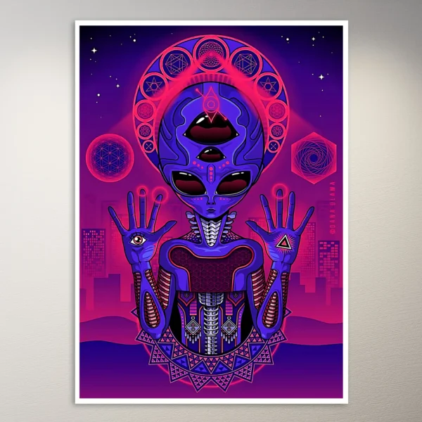 Trippy Art Poster