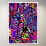 Trippy Art Poster