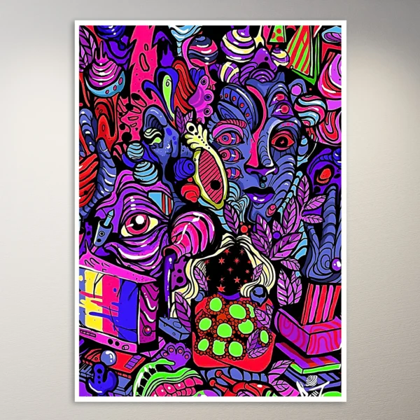 Trippy Art Poster