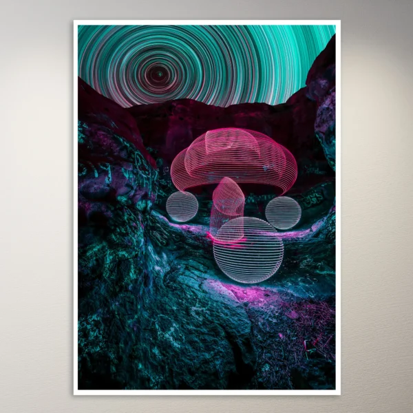 Trippy Art Poster