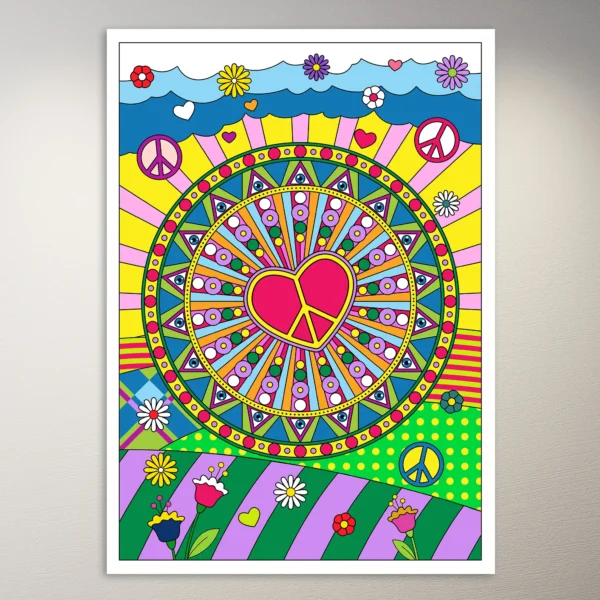 Trippy Art Poster