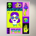 Trippy Art Poster