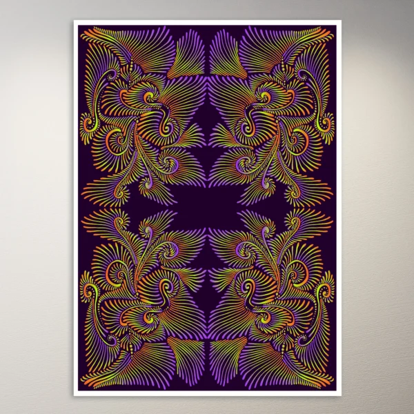 Trippy Art Poster