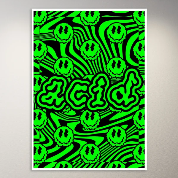 Trippy Art Poster