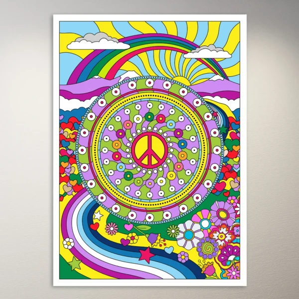 Trippy Art Poster