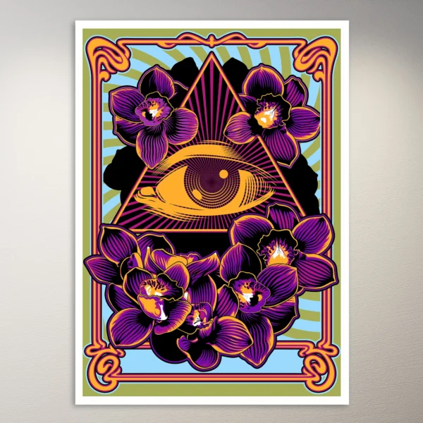 Trippy Art Poster