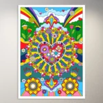 Trippy Art Poster  | Neon Drop