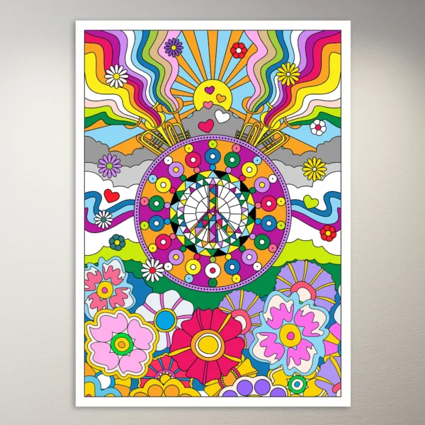 Trippy Art Poster