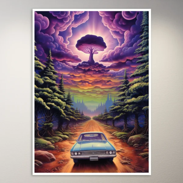 Trippy Art Poster