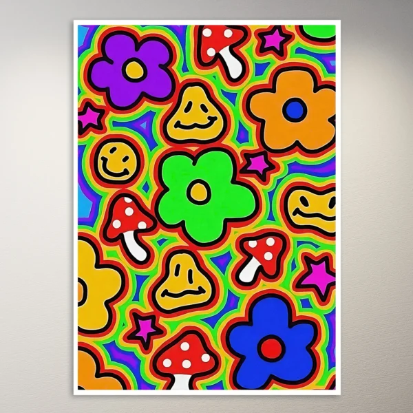 Trippy Art Poster