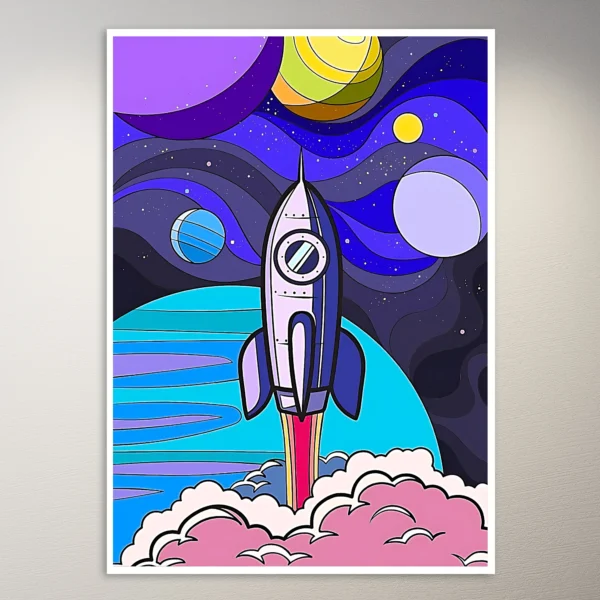 Trippy Art Poster