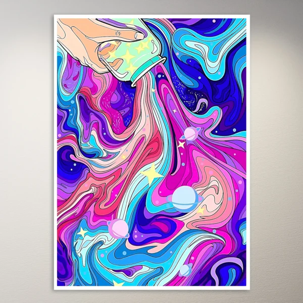 Trippy Art Poster