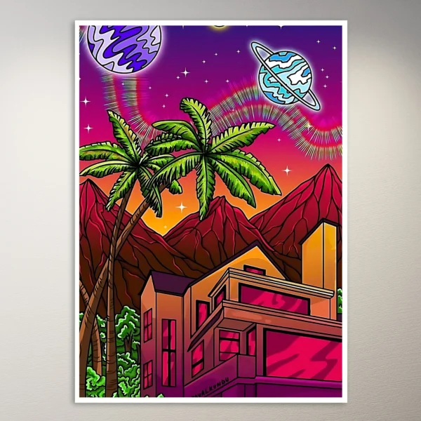 Trippy Art Poster