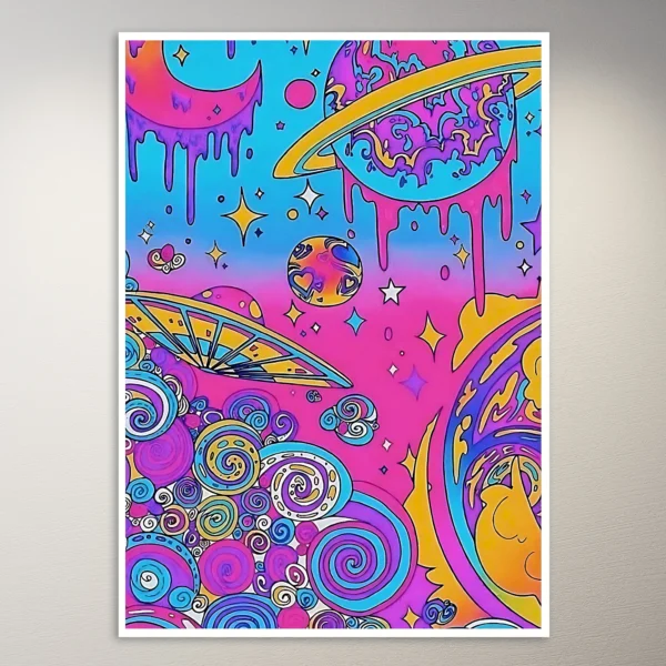 Trippy Art Poster