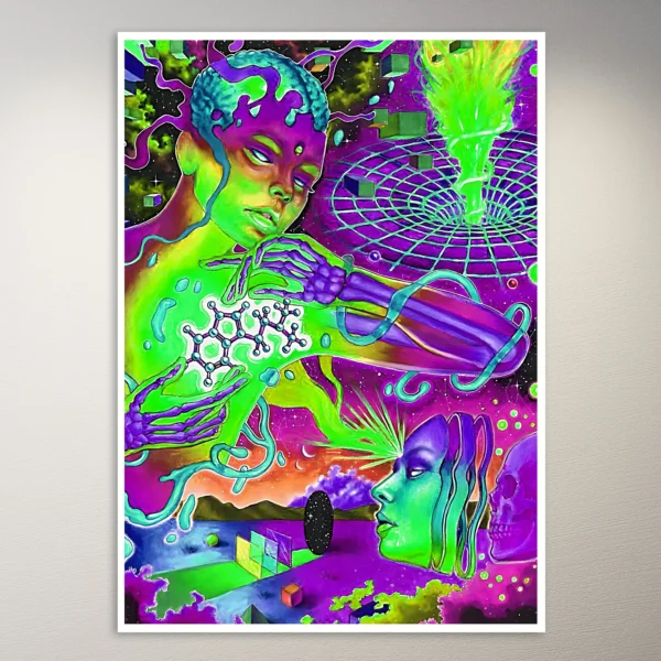 Trippy Art Poster