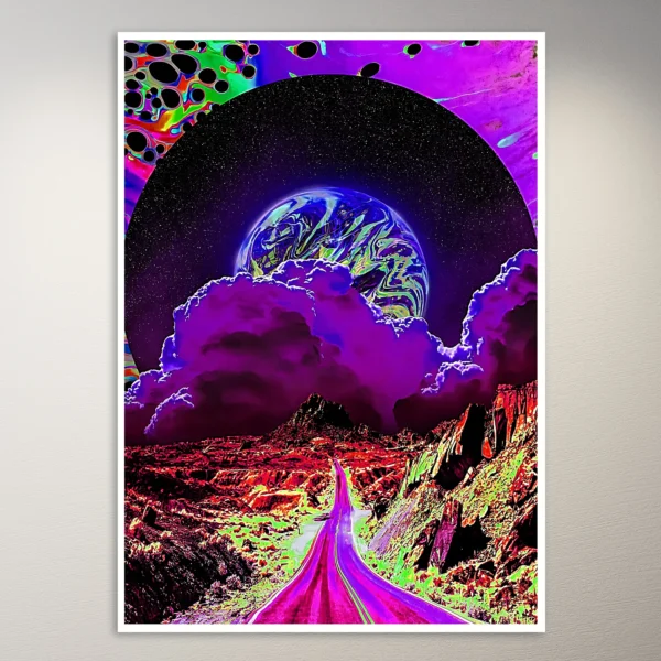 Trippy Art Poster