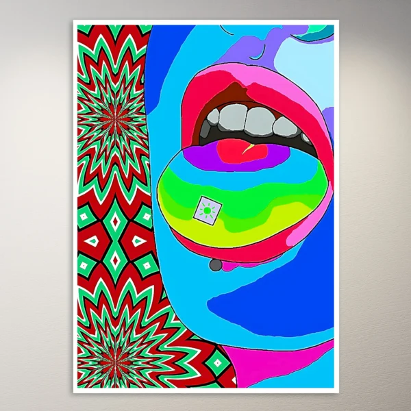 Trippy Art Poster