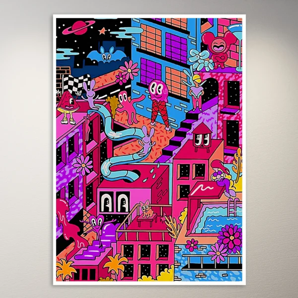 Trippy Art Poster