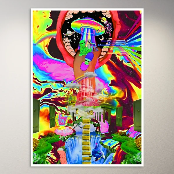 Trippy Art Poster