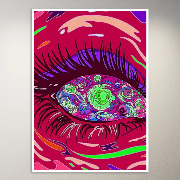 Trippy Art Poster