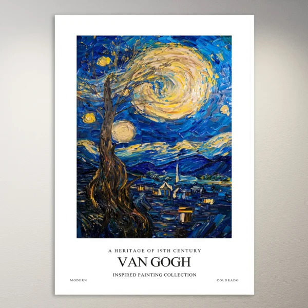 Vincent Van Gogh Inspired Painting | Art Poster