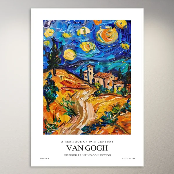 Vincent Van Gogh Inspired Painting | Art Poster