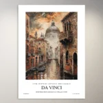 Leonardo da Vinci Inspired Painting | Art Poster