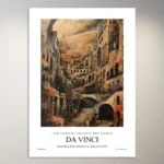 Leonardo da Vinci Inspired Painting | Art Poster