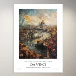 Leonardo da Vinci Inspired Painting | Art Poster