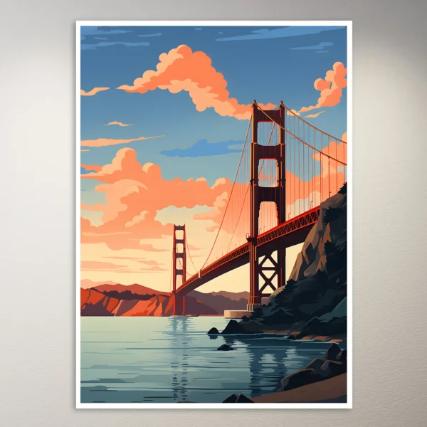 The Golden Gate Bridge Poster