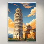 The Leaning Tower of Pisa Poster