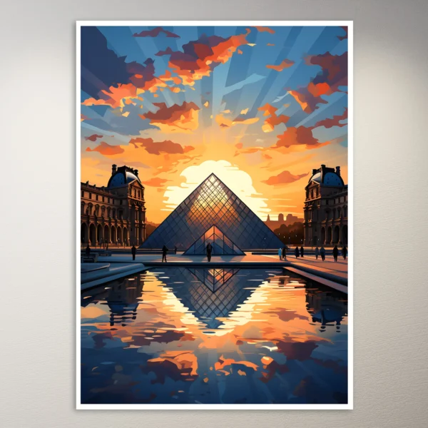 The Louvre Poster