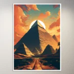 The Pyramids of Giza Poster