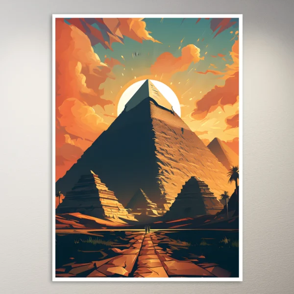 The Pyramids of Giza Poster