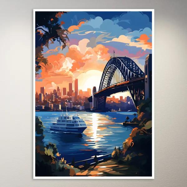 The Sydney Harbour Bridge Poster