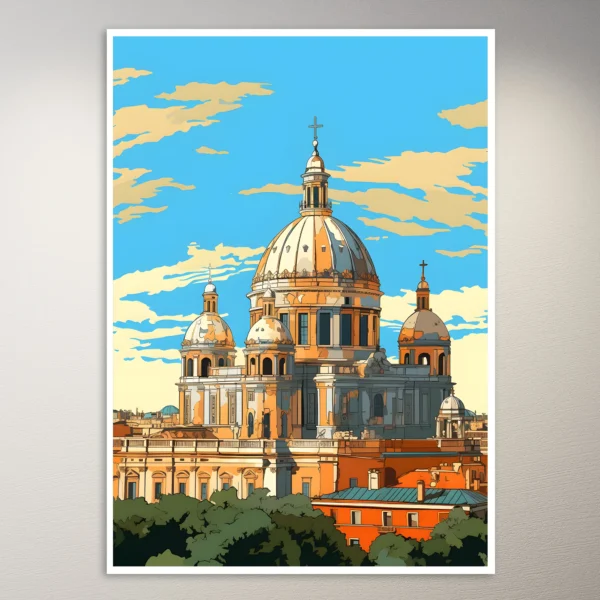 Basilica of St Peter Vatican City Poster