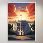 The White House Poster