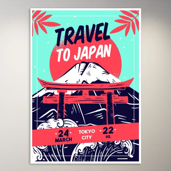 Travel to Japan Poster