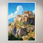 The Acropolis of Athens Poster