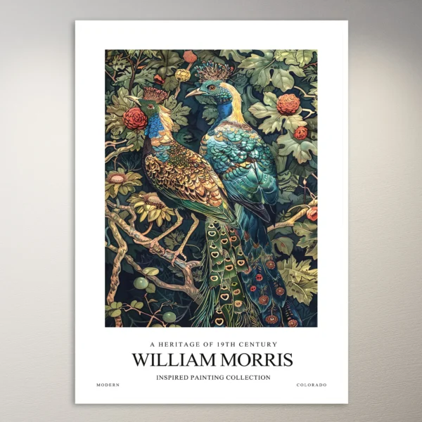 William Morris Inspired Painting | Art Poster